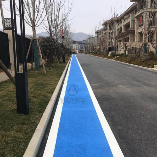 Thermoplastic Road Marking Machine Marked Residential Areas (5)