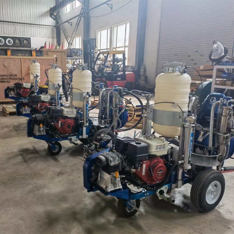 Graco 300MMA Cold Plastic Spray Road Marking Machine package before delivery_Rays Traffic