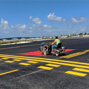 Cold Plastic Road Marking Machine apply in airports